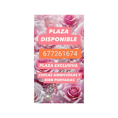 PLAZA DISPONIBLE EN VALENCIA