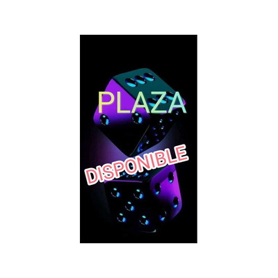 PLAZA DISPONIBLE