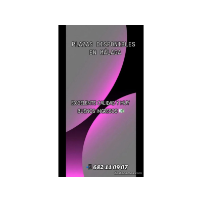 PLAZAS DISPONIBLES ALTOS INGRESOS