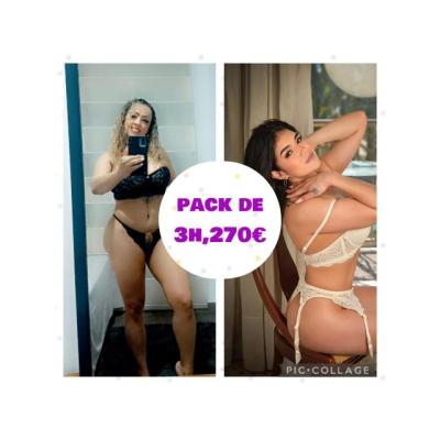 PACK DE 3H POR 270€CON CHICAS MUY CACHONDAS