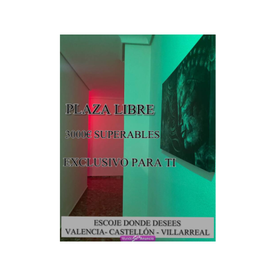 PLAZA DISPONIBLE