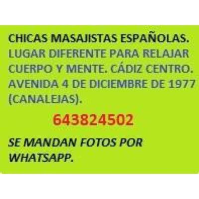 Masajista cádiz CENTRO, 643824502