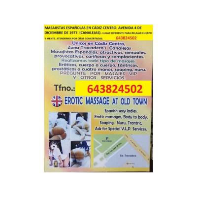 Masajistas cádiz centro, 643824502