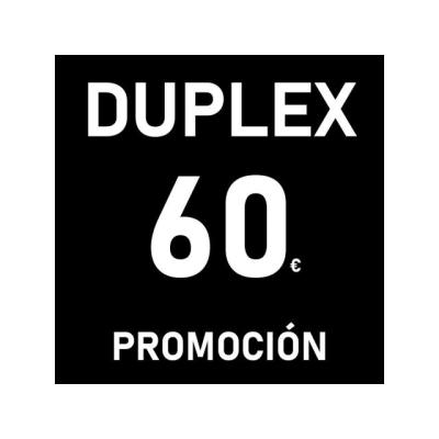 DUPLEX por 60, doble placer por muy poquito