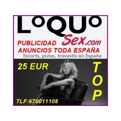 PUBLICIDAD ANUNCIOS SCORTS EN TODA ESPAÑA