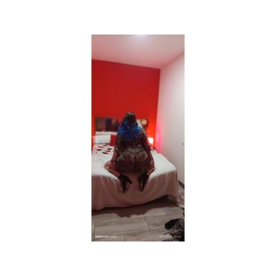 Luna joven Española con conexión real