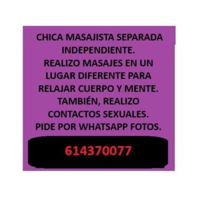 masajista separada española rubia