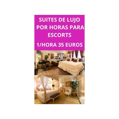 Suites de lujo por horas, máxima discreción