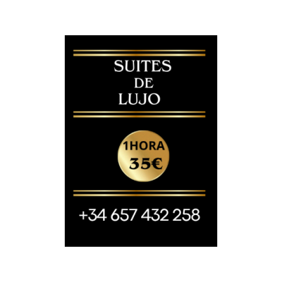 Suites de lujo alquiler 1/h 35 euros