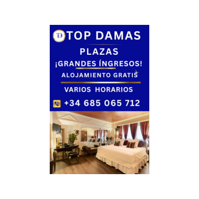 ¡PLAZAS CON GRAN CLIENTELA!