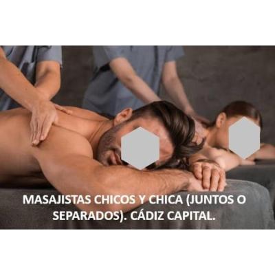 PAREJA QUIROMASAJISTA EN CÁDIZ