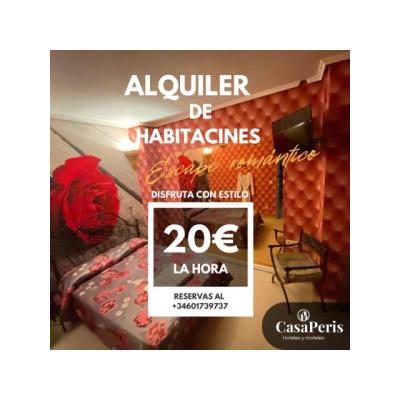 HABITACIONES POR NOCHE Y POR HORAS