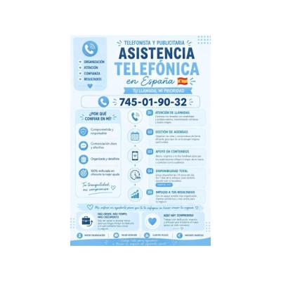 Publicidad y telefonista