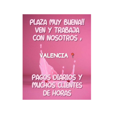 PLAZAS LIBRES EN VALENCIA. . .