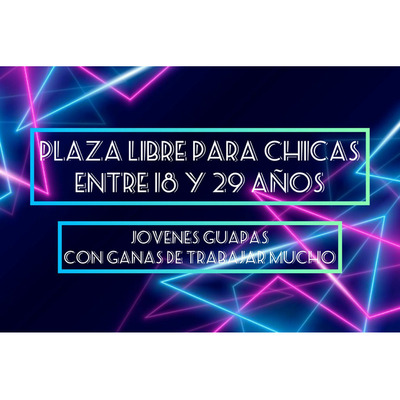 PLAZA DISPONIBLE BUENOS INGRESOS