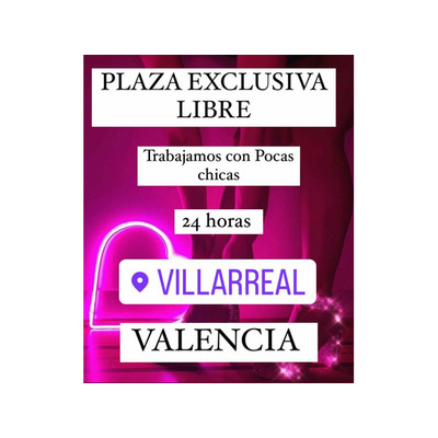 Plazas disponibles 24 hrs